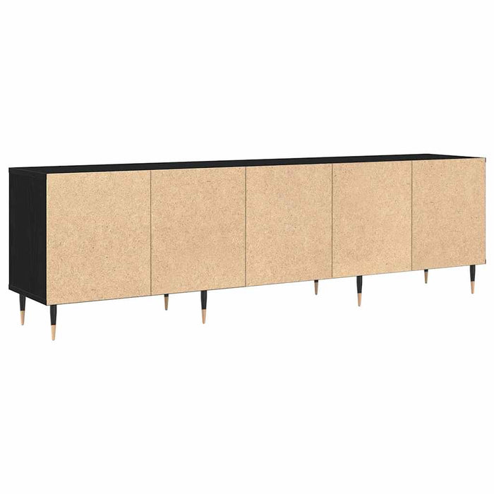 Cabinet TV Stejar Negru 150 x 30 x 45 cm Lemn compozit - WALTI WALTI