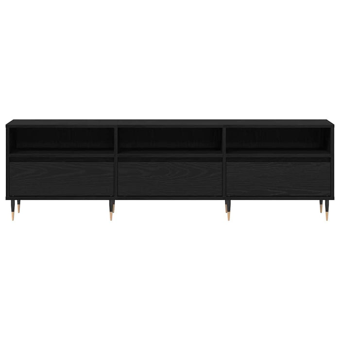 Cabinet TV Stejar Negru 150 x 30 x 45 cm Lemn compozit - WALTI WALTI
