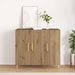 Bufet stejar artizanal 90 x 34 x 80 cm Lemn compozit - WALTI WALTI