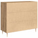 Bufet stejar artizanal 90 x 34 x 80 cm Lemn compozit - WALTI WALTI