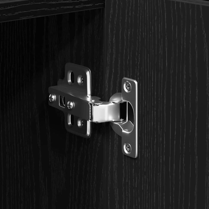Bufet Stejar negru 90 x 34 x 80 cm Lemn compozit - WALTI WALTI