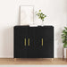 Bufet Stejar negru 90 x 34 x 80 cm Lemn compozit - WALTI WALTI