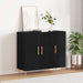 Bufet Stejar negru 90 x 34 x 80 cm Lemn compozit - WALTI WALTI