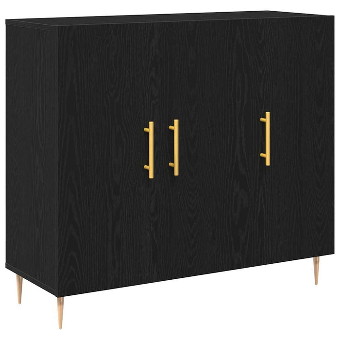 Bufet Stejar negru 90 x 34 x 80 cm Lemn compozit - WALTI WALTI
