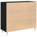 Bufet Stejar negru 90 x 34 x 80 cm Lemn compozit - WALTI WALTI