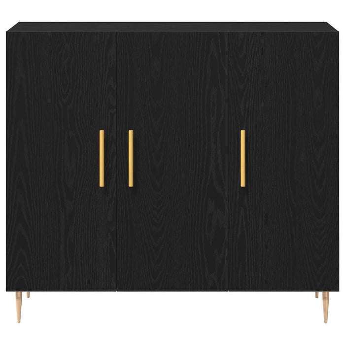 Bufet Stejar negru 90 x 34 x 80 cm Lemn compozit - WALTI WALTI