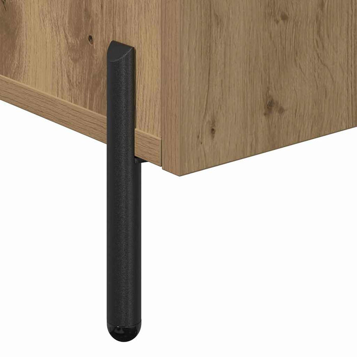 Bufet stejar artizanal 90 x 34 x 80 cm Lemn compozit - WALTI WALTI