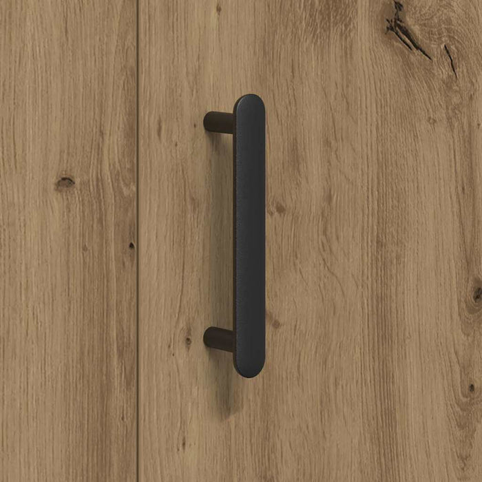 Bufet stejar artizanal 90 x 34 x 80 cm Lemn compozit - WALTI WALTI