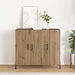 Bufet stejar artizanal 90 x 34 x 80 cm Lemn compozit - WALTI WALTI