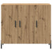 Bufet stejar artizanal 90 x 34 x 80 cm Lemn compozit - WALTI WALTI