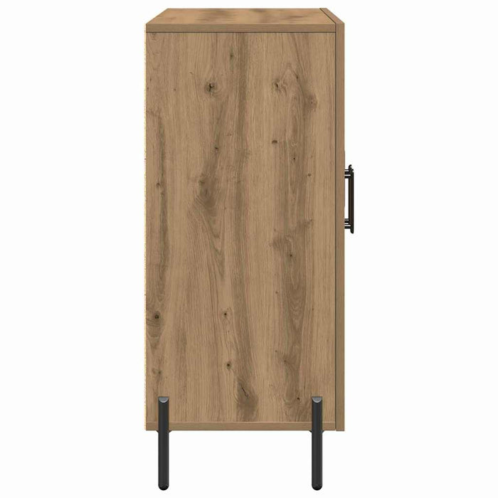 Bufet stejar artizanal 90 x 34 x 80 cm Lemn compozit - WALTI WALTI