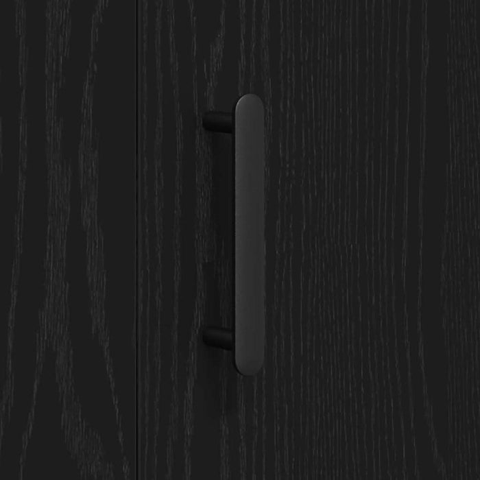 Bufet Stejar negru 90 x 34 x 80 cm Lemn compozit - WALTI WALTI
