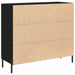 Bufet Stejar negru 90 x 34 x 80 cm Lemn compozit - WALTI WALTI