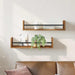 Raft de perete 2 pcs Lemn vechi 60 x 16 x 14 cm Lemn compozit - WALTI WALTI