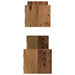 Raft de perete 2 pcs Lemn vechi 60 x 16 x 14 cm Lemn compozit - WALTI WALTI