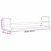 Raft de perete 2 pcs Lemn vechi 60 x 16 x 14 cm Lemn compozit - WALTI WALTI