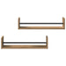 Raft de perete cu raft 2 pcs stejar artizanal 60 x 16 x 14 cm - WALTI WALTI