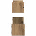 Raft de perete cu raft 2 pcs stejar artizanal 60 x 16 x 14 cm - WALTI WALTI