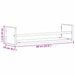 Raft de perete cu raft 2 pcs stejar artizanal 60 x 16 x 14 cm - WALTI WALTI