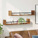 Raft de perete 2 pcs Lemn vechi 80 x 16 x 14 cm Lemn compozit - WALTI WALTI