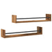 Raft de perete 2 pcs Lemn vechi 80 x 16 x 14 cm Lemn compozit - WALTI WALTI