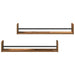 Raft de perete 2 pcs Lemn vechi 80 x 16 x 14 cm Lemn compozit - WALTI WALTI