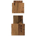 Raft de perete 2 pcs Lemn vechi 80 x 16 x 14 cm Lemn compozit - WALTI WALTI