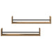 Raft de perete cu raft 2 pcs stejar artizanal 80 x 16 x 14 cm - WALTI WALTI