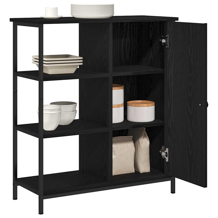 Bufet Stejar Negru 70 x 30 x 80 cm - WALTI WALTI