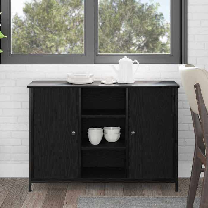 Bufet Stejar Negru 100 x 35 x 70 cm - WALTI WALTI