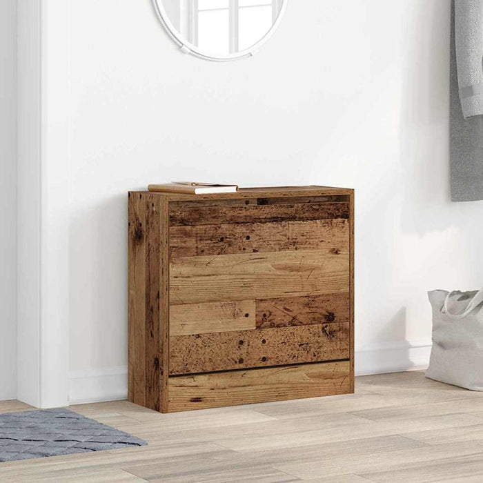 Dulap pentru Încălțăminte cu ușă Lemn Vechi 60 x 21 x 57 cm - WALTI WALTI