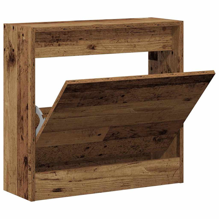 Dulap pentru Încălțăminte cu ușă Lemn Vechi 60 x 21 x 57 cm - WALTI WALTI