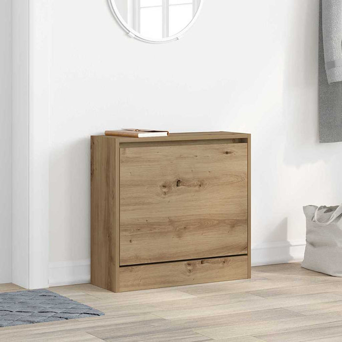 Dulap pentru Încălțăminte stejar artizanal 60 x 21 x 57 cm - WALTI WALTI
