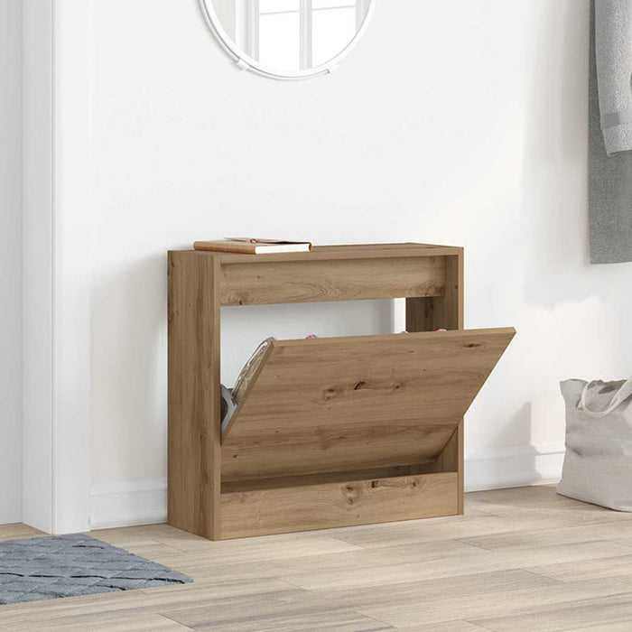 Dulap pentru Încălțăminte stejar artizanal 60 x 21 x 57 cm - WALTI WALTI