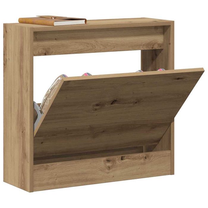 Dulap pentru Încălțăminte stejar artizanal 60 x 21 x 57 cm - WALTI WALTI