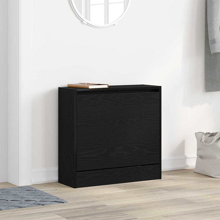 Dulap pentru Încălțăminte cu ușă Stejar negru 60 x 21 x 57 cm - WALTI WALTI