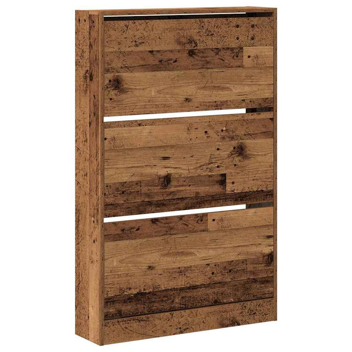 Dulap pentru Încălțăminte cu ușă Lemn vechi 80 x 21 x 125.5 cm - WALTI WALTI