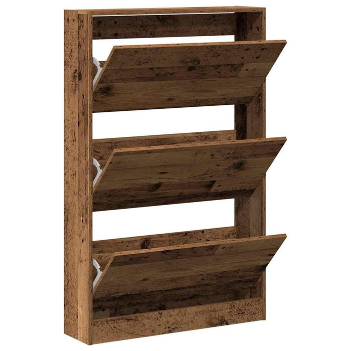 Dulap pentru Încălțăminte cu ușă Lemn vechi 80 x 21 x 125.5 cm - WALTI WALTI