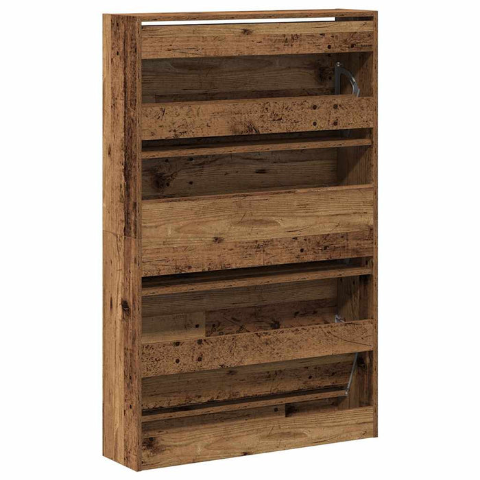Dulap pentru Încălțăminte cu ușă Lemn vechi 80 x 21 x 125.5 cm - WALTI WALTI