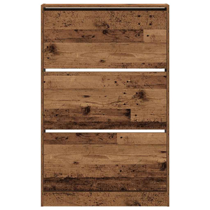Dulap pentru Încălțăminte cu ușă Lemn vechi 80 x 21 x 125.5 cm - WALTI WALTI