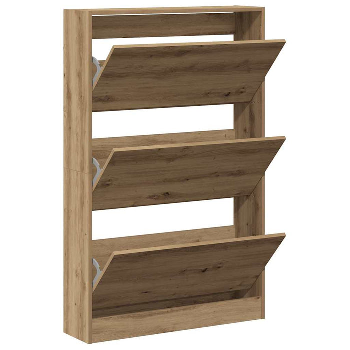 Dulap pentru Încălțăminte stejar artizanal 80 x 21 x 125.5 cm - WALTI WALTI