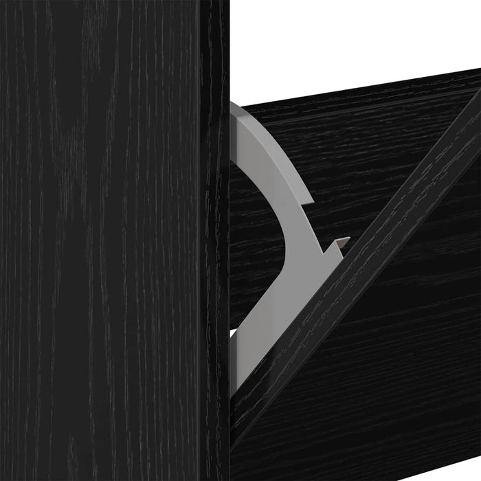Dulap pentru Încălțăminte Stejar negru 80 x 21 x 125.5 cm - WALTI WALTI