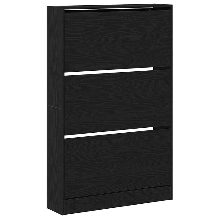 Dulap pentru Încălțăminte Stejar negru 80 x 21 x 125.5 cm - WALTI WALTI