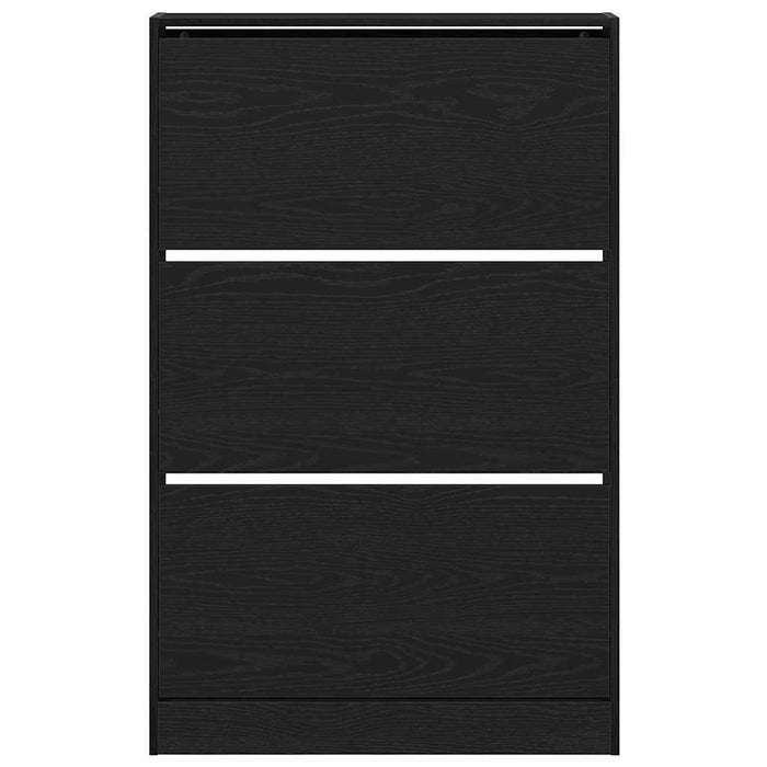 Dulap pentru Încălțăminte Stejar negru 80 x 21 x 125.5 cm - WALTI WALTI