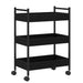 Troler de Bucătărie Stejar negru 50 x 30 x 70 cm Lemn compozit - WALTI WALTI