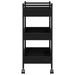 Troler de Bucătărie Stejar negru 50 x 30 x 70 cm Lemn compozit - WALTI WALTI