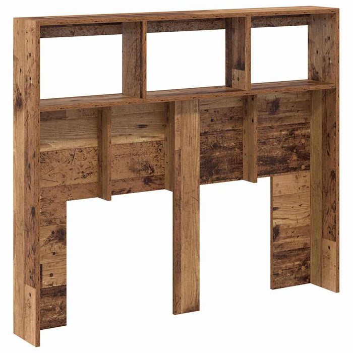 Tăblie cap cu raft Lemn Vechi 120 x 17 x 102 cm Lemn compozit - WALTI WALTI