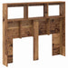 Tăblie cap cu raft Lemn Vechi 120 x 17 x 102 cm Lemn compozit - WALTI WALTI