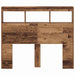 Tăblie cap cu raft Lemn Vechi 120 x 17 x 102 cm Lemn compozit - WALTI WALTI