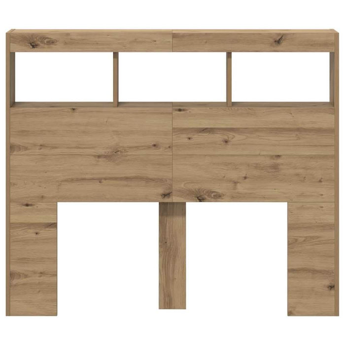 Tăblie cap Stejar Artizanal 120 x 17 x 102 cm Lemn compozit - WALTI WALTI
